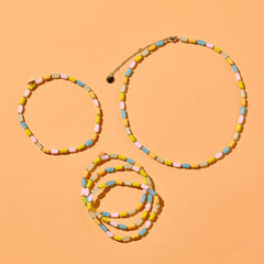 Neon Lights Stretch Anklet