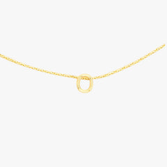Snake Chain Alphabet Necklace