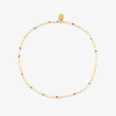 Mixed Seed Bead Stretch Anklet