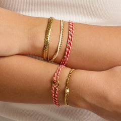 Lock and Key Stretch Bracelet