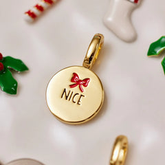 Harper Double Sided Naughty or Nice Charm
