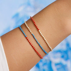 Stars And Stripes Seed Bead Stretch Pack