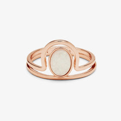 Crowned Opal Ring