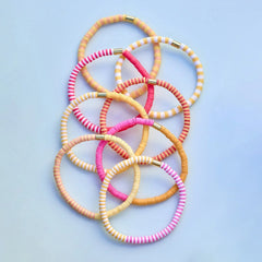 Warm Breeze Stretch Bracelet Set of 8