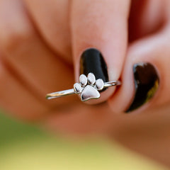 Paw Print Ring